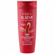 Шампунь L'Oreal Paris Elseve Ламинирующий Эксперт Цвета для окрашенных или мелированных волос 400 мл