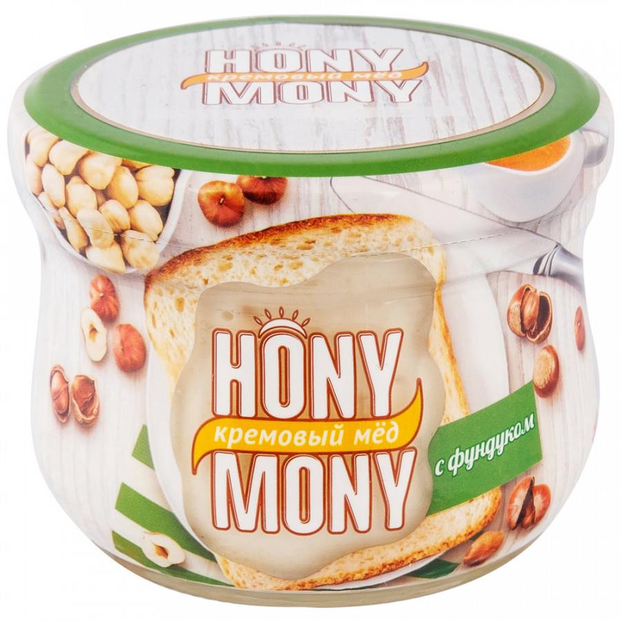 Мёд Hony Mony Кремовый с фундуком 220 г
