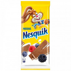 Шоколад Nesquik с молочной начинкой ягодами и злаками 100 г