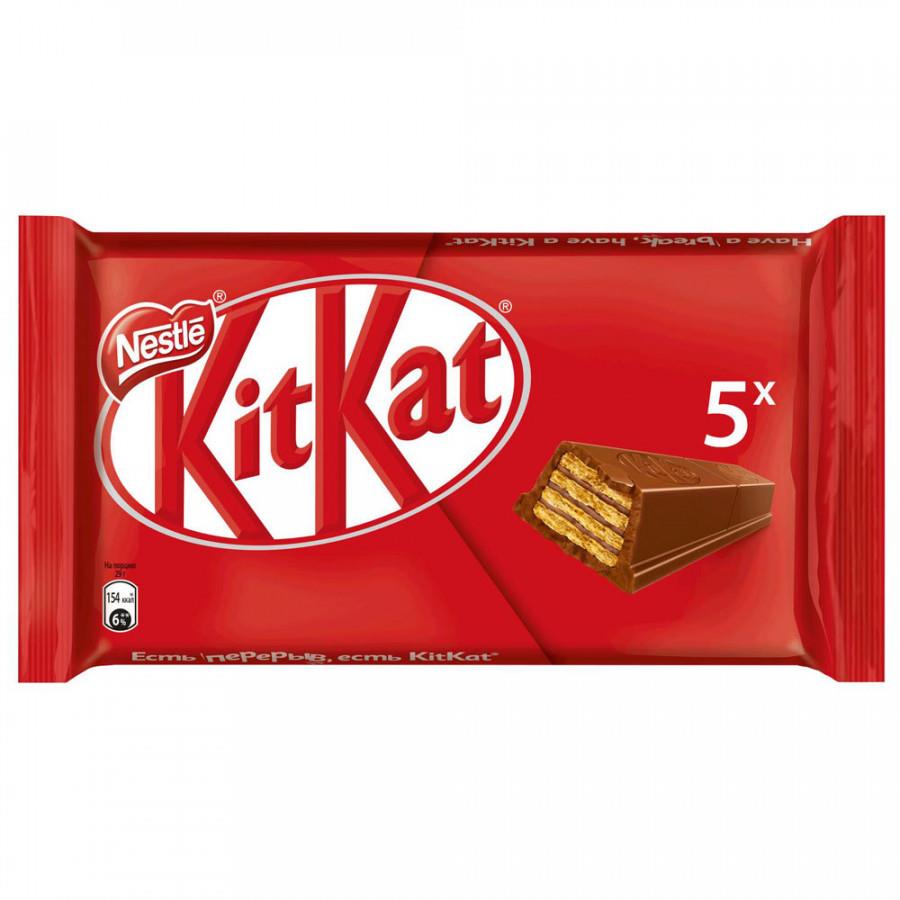 Шоколад KitKat молочный с хрустящей вафлей 5 штук по 29 г