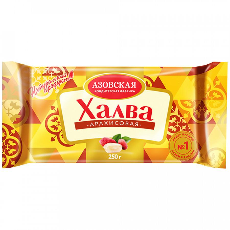 Халва Азовская кондитерская фабрика арахисовая 250 г