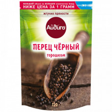 Перец черный Айдиго горошек дой-пак 120 г