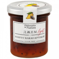 Джем Philosophia de Natura Light Манго с какао-крупкой 180 г