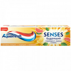 Зубная паста Aquafresh Senses Бодрящий Грейпфрут 75 мл Зубная паста Aquafresh Senses Бодрящий Грейпфрут 75 мл