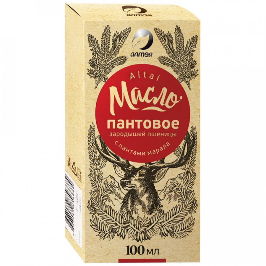 Масло Алтэя пантовое с измельченными пантами марала 100 мл