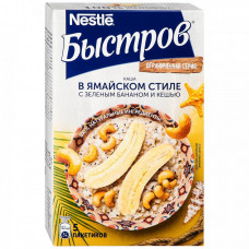 Каша овсяная Быстров не требующая варки с зеленым бананом и кешью 175 г