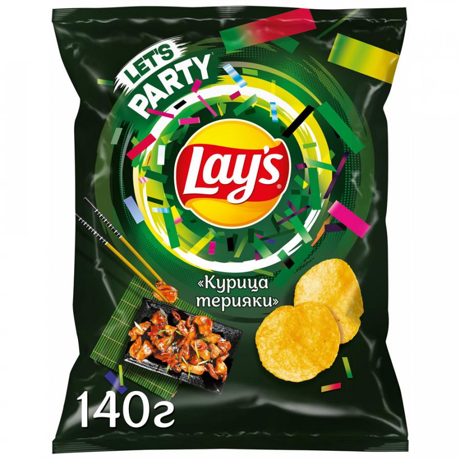 Чипсы Lays картофельные Курица-Терияки 140 г