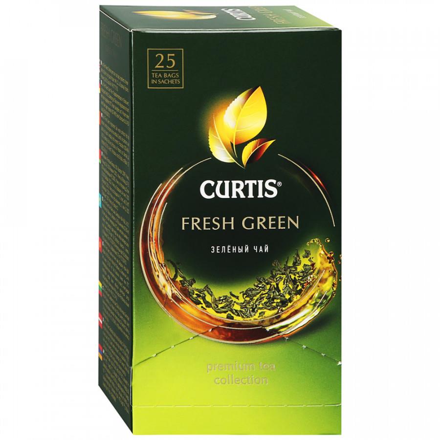 Чай Curtis Fresh Green зеленый мелкий лист 25 сашет
