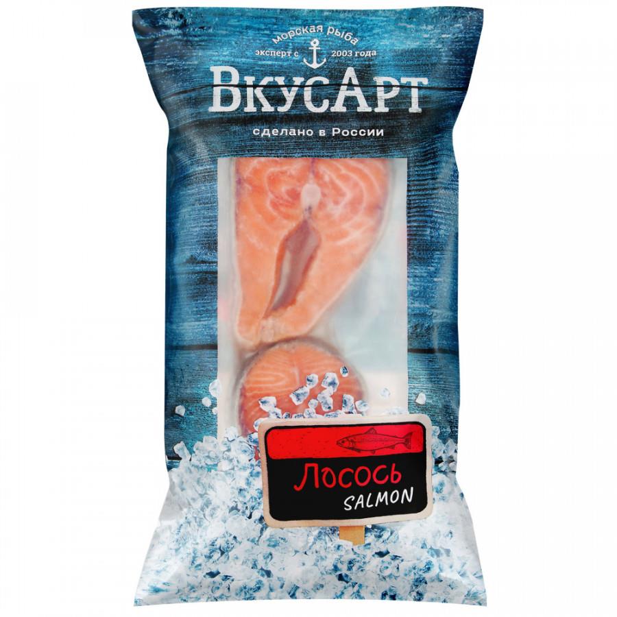 Лосось ВкусАрт стейк замороженный 500 г