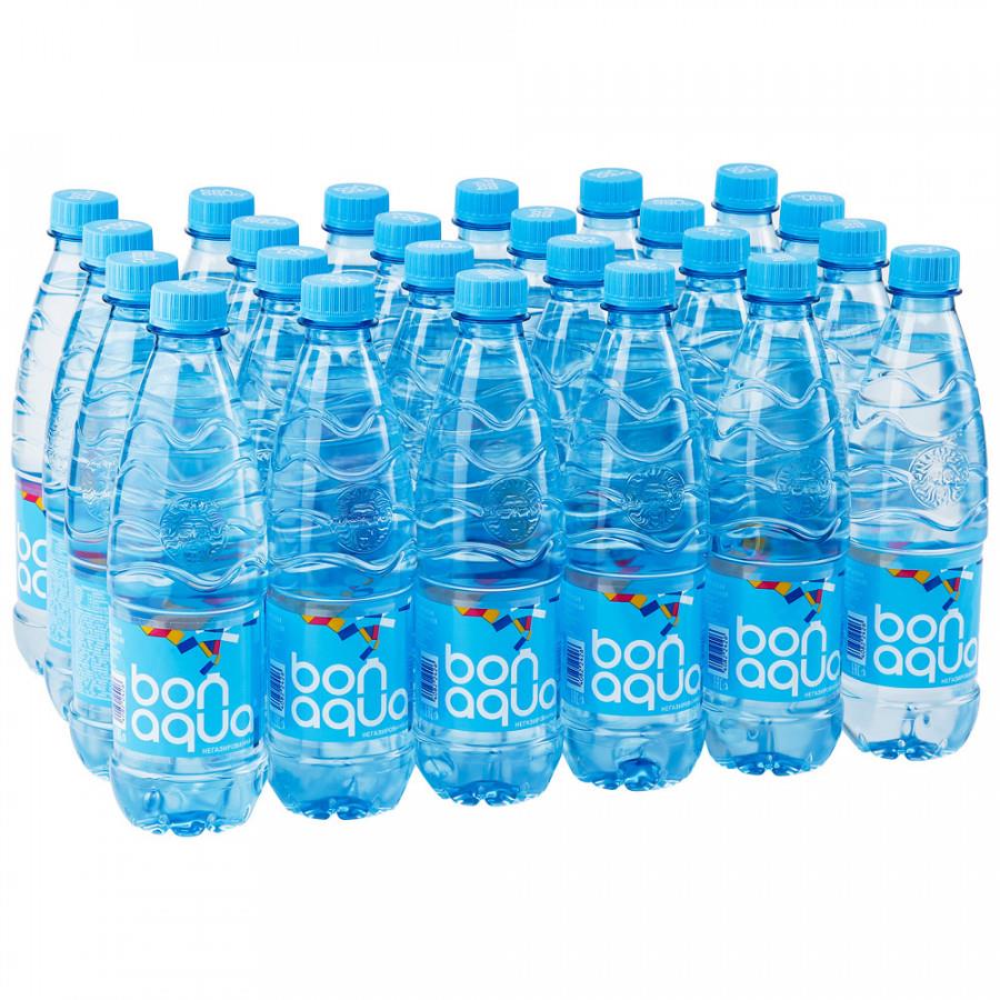 Вода питьевая Bonaqua чистая негазированная 24 штуки по 0.5 л
