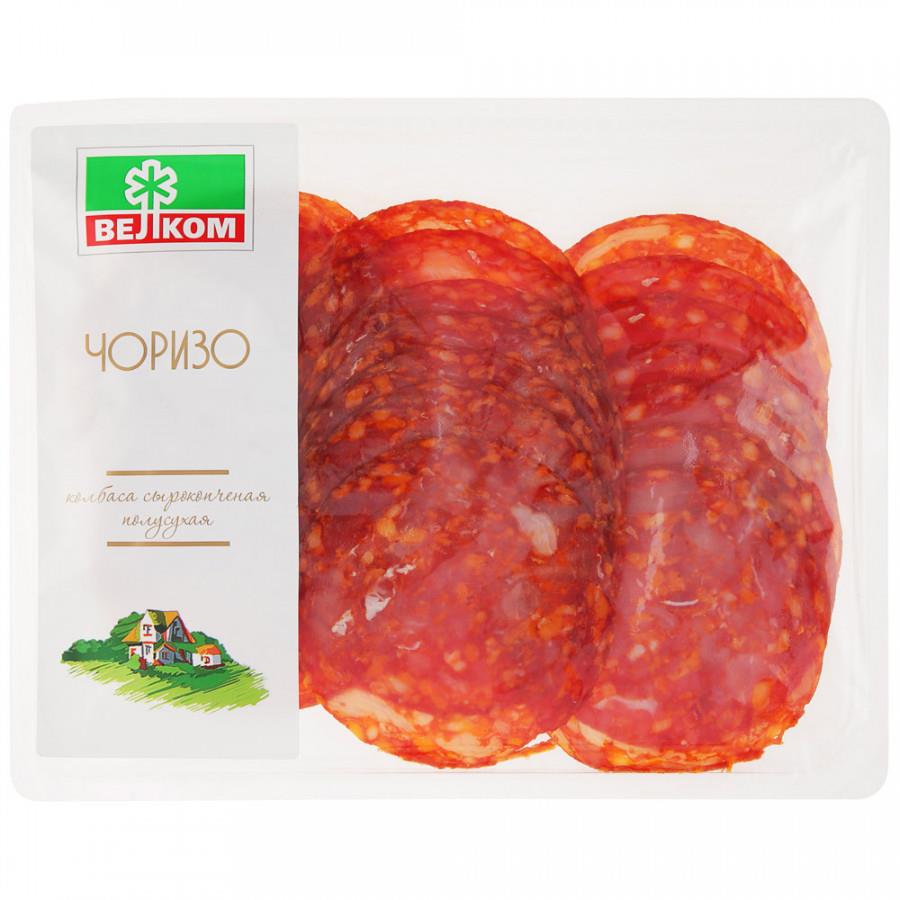 Колбаса сырокопченая Велком Чоризо нарезка 150 г